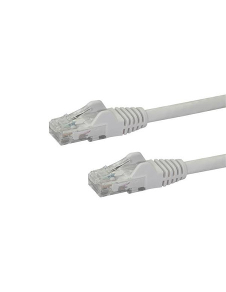 StarTech.com Cavo di Rete Bianco Cat6 UTP Ethernet Gigabit RJ45 Antigroviglio - 50cm