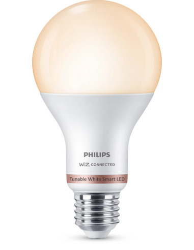 Philips LED Lampadina Smart Dimmerabile Luce Bianca da Calda a Fredda Attacco E27 100W Goccia