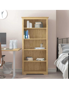 Libreria BODO Marrone miele 82 x 40 x 173 cm Legno multistrato