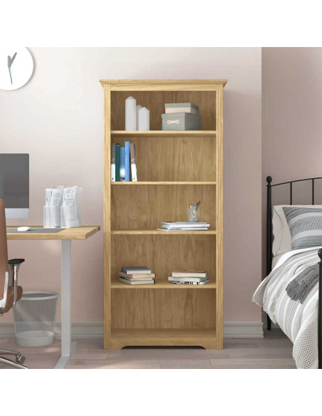 Libreria BODO Marrone miele 82 x 40 x 173 cm Legno multistrato
