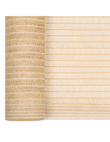 Rete per Privacy Beige 1,5x25 m in HDPE 195 g/m²