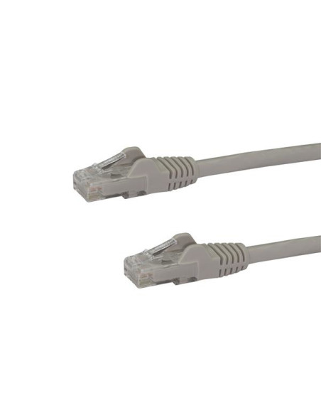 StarTech.com Cavo di rete CAT 6 - Cavo Patch Ethernet RJ45 UTP Grigio da 10 m antigroviglio