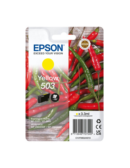 Epson 503 cartuccia d'inchiostro 1 pz Originale Resa standard Giallo