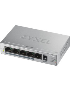 Zyxel GS1005HP Non gestito Gigabit Ethernet (10/100/1000) Supporto Power over Ethernet (PoE) Argento