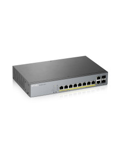 Zyxel GS1350-12HP-EU0101F switch di rete Gestito L2 Gigabit Ethernet (10/100/1000) Supporto Power over Ethernet (PoE) Grigio