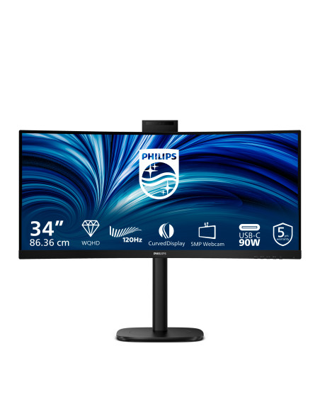 Philips Serie 3000 34B2U3600CH/00 Monitor PC 86,4 cm (34") 3440 x 1440 Pixel Wide Quad HD LCD Nero
