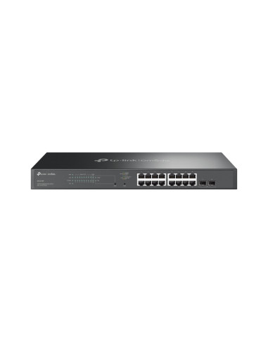 TP-Link Omada SG2218P switch di rete Gestito L2/L2+ Gigabit Ethernet (10/100/1000) Supporto Power over Ethernet (PoE) 1U Nero