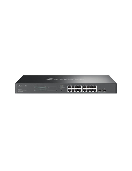 TP-Link Omada SG2218P switch di rete Gestito L2/L2+ Gigabit Ethernet (10/100/1000) Supporto Power over Ethernet (PoE) 1U Nero