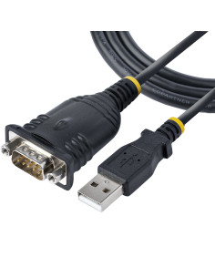 StarTech.com Cavo Adattatore USB a Seriale 1 m - Convertitore da USB a Seriale con Porta COM, Cavo USB Seriale RS232/DB9 Maschio