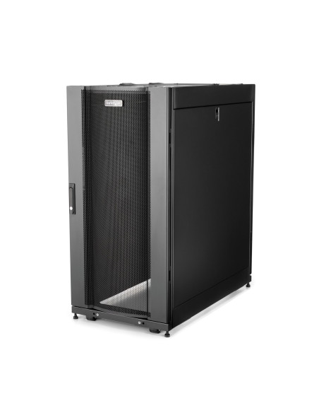 StarTech.com Armadio rack per server 25U - Profondità regolabile da 7-35" a 4 montanti con chiusura a chiave - Armadio mobile v