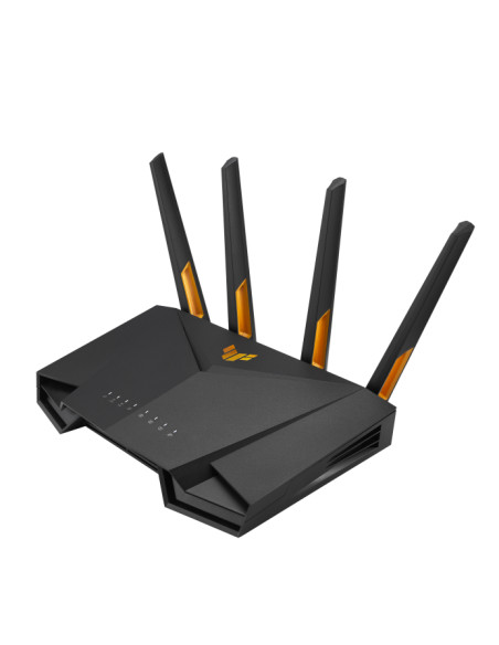 ASUS TUF Gaming AX3000 V2 router wireless Gigabit Ethernet Dual-band (2.4 GHz/5 GHz) Nero, Arancione