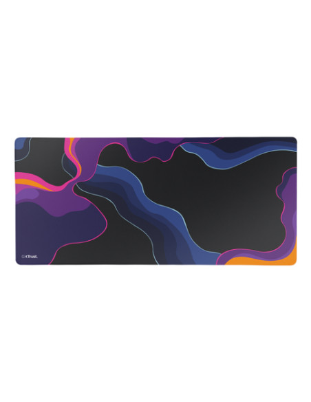 Trust GXT 759 XXL Tappetino per mouse per gioco da computer Nero, Blu, Rosa, Viola