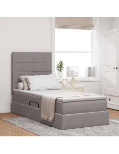 Letto con contenitore e LED Talpa 100 x 200 cm Poliestere