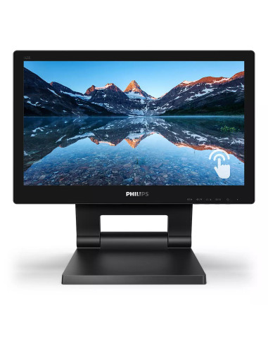 Philips 162B9T/00 Monitor PC 39,6 cm (15.6") 1366 x 768 Pixel HD LCD Touch screen Nero