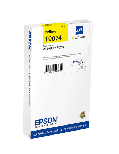 Epson C13T90744N cartuccia d'inchiostro 1 pz Originale Resa extra elevata (super) Giallo