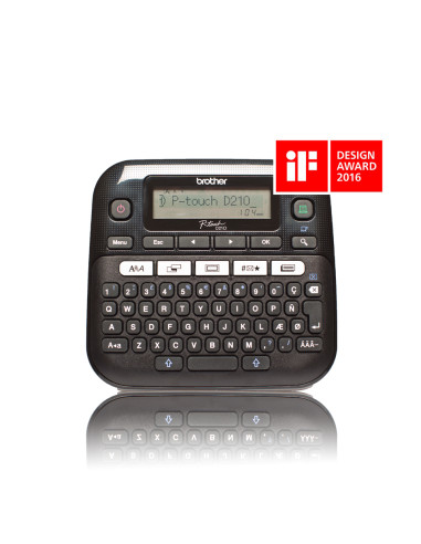 Brother PT-D210 stampante per etichette (CD) Trasferimento termico 180 x 180 DPI 20 mm/s QWERTY