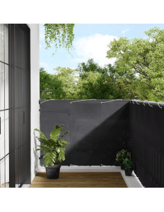 Paravento Balcone Antracite 120x1000 cm 100% Poliestere Oxford