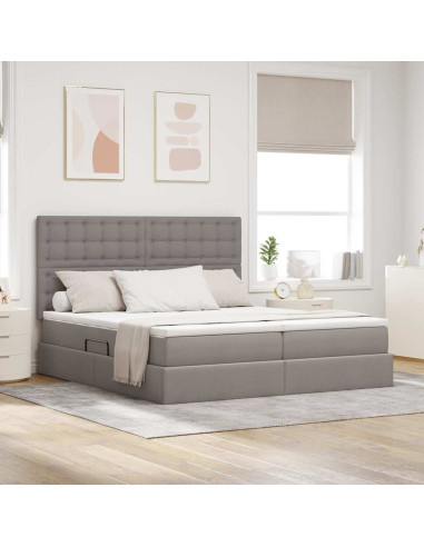 Letto con Contenitore Talpa 200 x 200 cm Pelle Sintetica