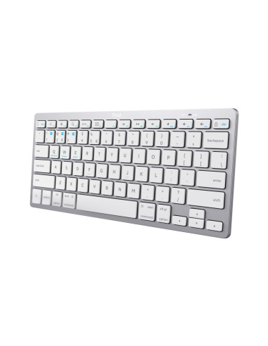 Trust 24652 tastiera Universale Bluetooth QWERTY Italiano Argento