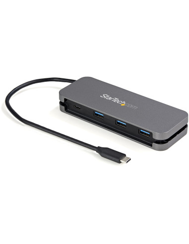 StarTech.com HB30CM3A1CB hub di interfaccia USB 3.2 Gen 1 (3.1 Gen 1) Type-C 5000 Mbit/s Nero, Grigio