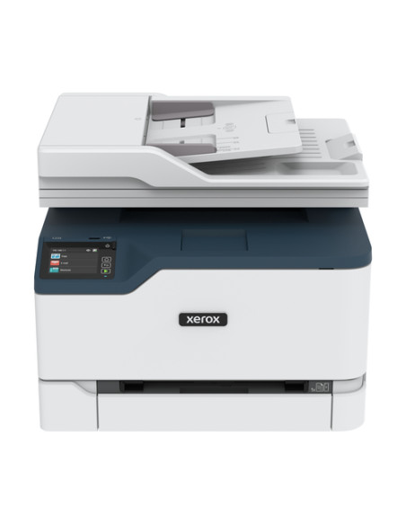 Xerox C235 A4 22 ppm Copia/Stampa/Scansione/Fax wireless con stampa fronte/retro PS3 PCL5e/6 ADF 2 vassoi Totale 251 fogli
