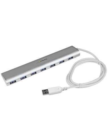 StarTech.com Hub USB a 7 porte, Da USB A a 7 porte USB-A, USB 5Gbps, design robusto, alimentazione via bus o alimentatore estern