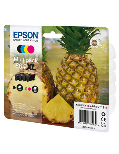 Epson 604XL cartuccia d'inchiostro 4 pz Originale Resa elevata (XL) Nero, Ciano, Magenta, Giallo