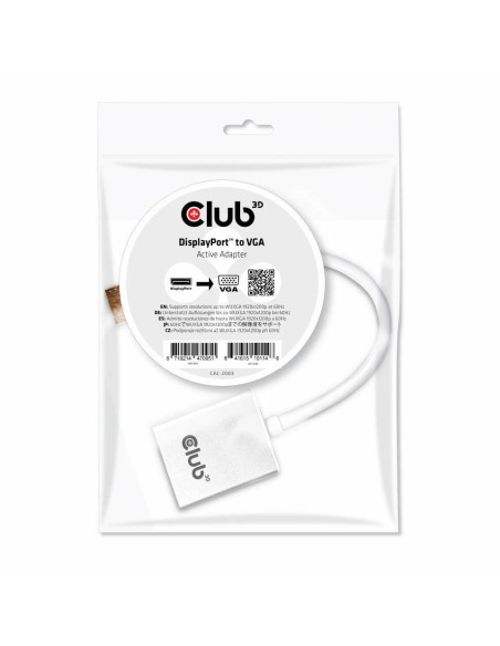 CLUB3D Displayport to VGA Active Adapter