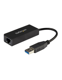 StarTech.com Adattatore da USB 3.0 a Gigabit Ethernet per Windows e Mac - Convertitore di rete NIC 10/100/1000 - Adattatore di r