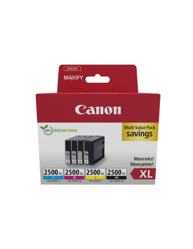 Canon 9254B010 cartuccia d'inchiostro 4 pz Originale Resa elevata (XL) Nero, Ciano, Magenta, Giallo