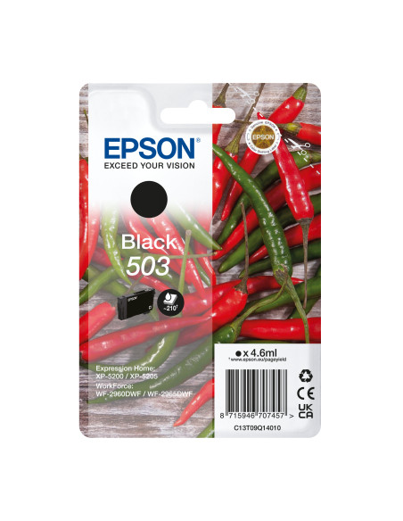 Epson 503 cartuccia d'inchiostro 1 pz Originale Resa standard Nero