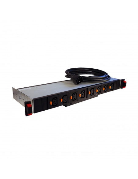 Legrand 646020 unità di distribuzione dell'energia (PDU) 8 presa(e) AC 1U Nero