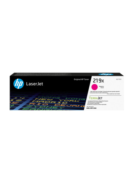 HP Cartuccia toner originale ad alta capacità LaserJet 219X magenta