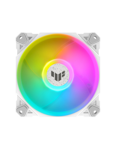 ASUS TUF GAMING TF120 ARGB WHITE EDITION Case per computer Raffreddatore d'aria 12 cm Bianco 1 pz