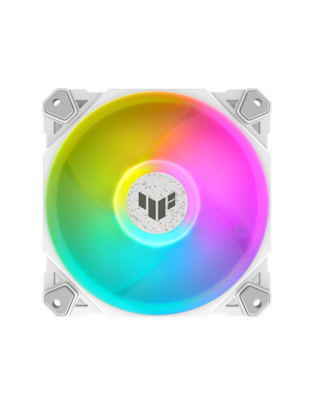 ASUS TUF GAMING TF120 ARGB WHITE EDITION Case per computer Raffreddatore d'aria 12 cm Bianco 1 pz