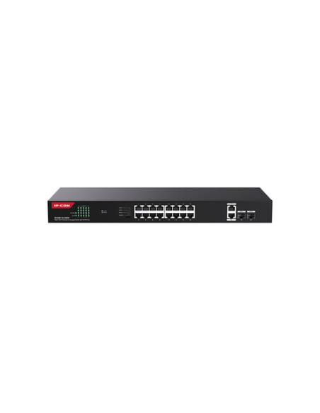 IP-COM SWITCH POE UNMANAGED, 20 PORT, 16 POE