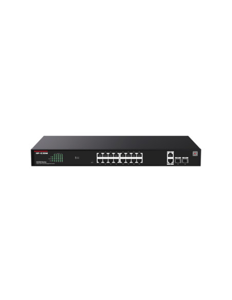 IP-COM SWITCH POE MANAGED L2, 20 PORT, 16 POE, 2 SFP