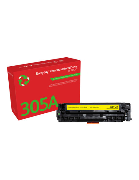 Toner rigenerato Everyday™ di Xerox Giallo compatibile con HP 305A (CE412A), Capacità standard