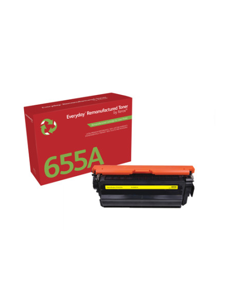 Toner rigenerato Everyday™ di Xerox Giallo compatibile con HP 655A (CF452A), Capacità standard
