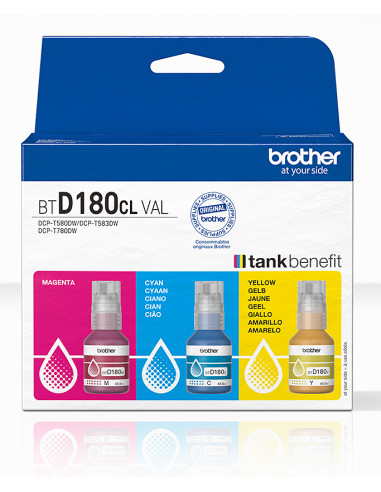Brother BTD180CLVAL ricarica di inchiostro per stampante Originale