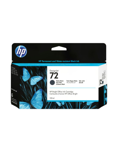 HP Cartuccia inchiostro nero opaco 72, 130 ml