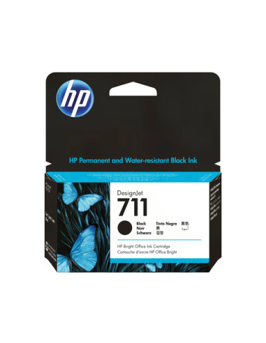 HP Cartuccia inchiostro nero DesignJet 711, 38 ml