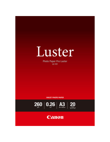 Canon Carta fotografica Luster PRO LU-101 A3 - 20 fogli