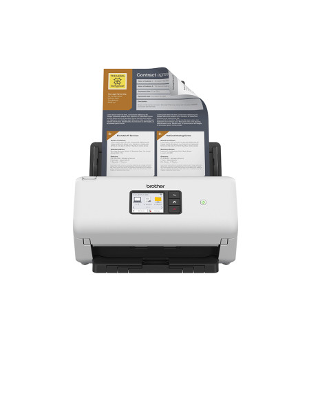 Brother ADS-4500W scanner Scanner ADF 600 x 600 DPI A4 Nero, Bianco