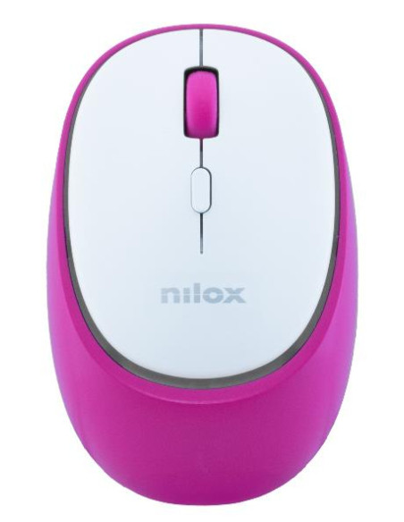 Nilox NXMDWS104 mouse Ufficio Ambidestro RF senza fili + Bluetooth Ottico 1600 DPI