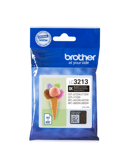 Brother LC3213BK cartuccia d'inchiostro 1 pz Originale Nero