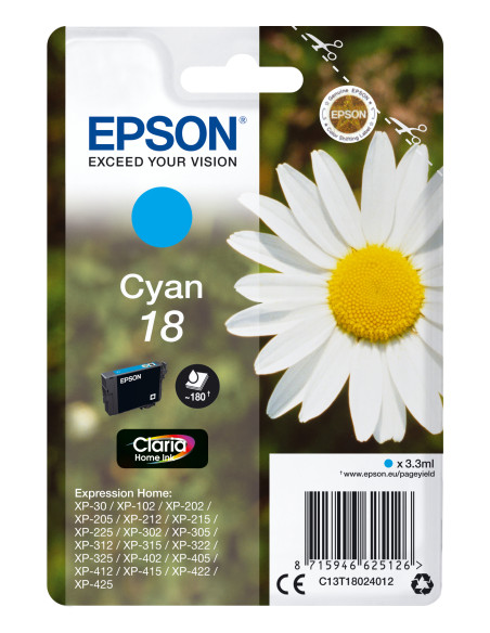 Epson Daisy Cartuccia Margherita Ciano Inchiostri Claria Home 18