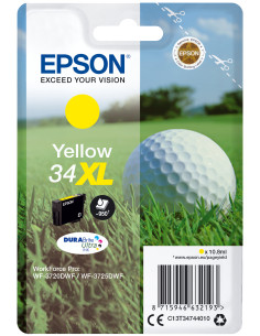 Epson Golf ball Singlepack Yellow 34XL DURABrite Ultra Ink