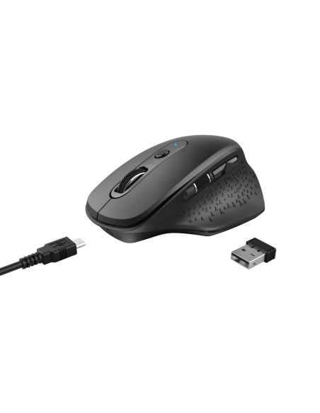 Trust Ozaa mouse Ufficio Mano destra RF Wireless Ottico 2400 DPI