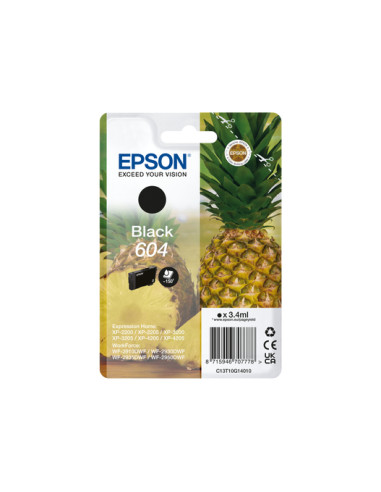 Epson 604 cartuccia d'inchiostro 1 pz Originale Resa standard Nero